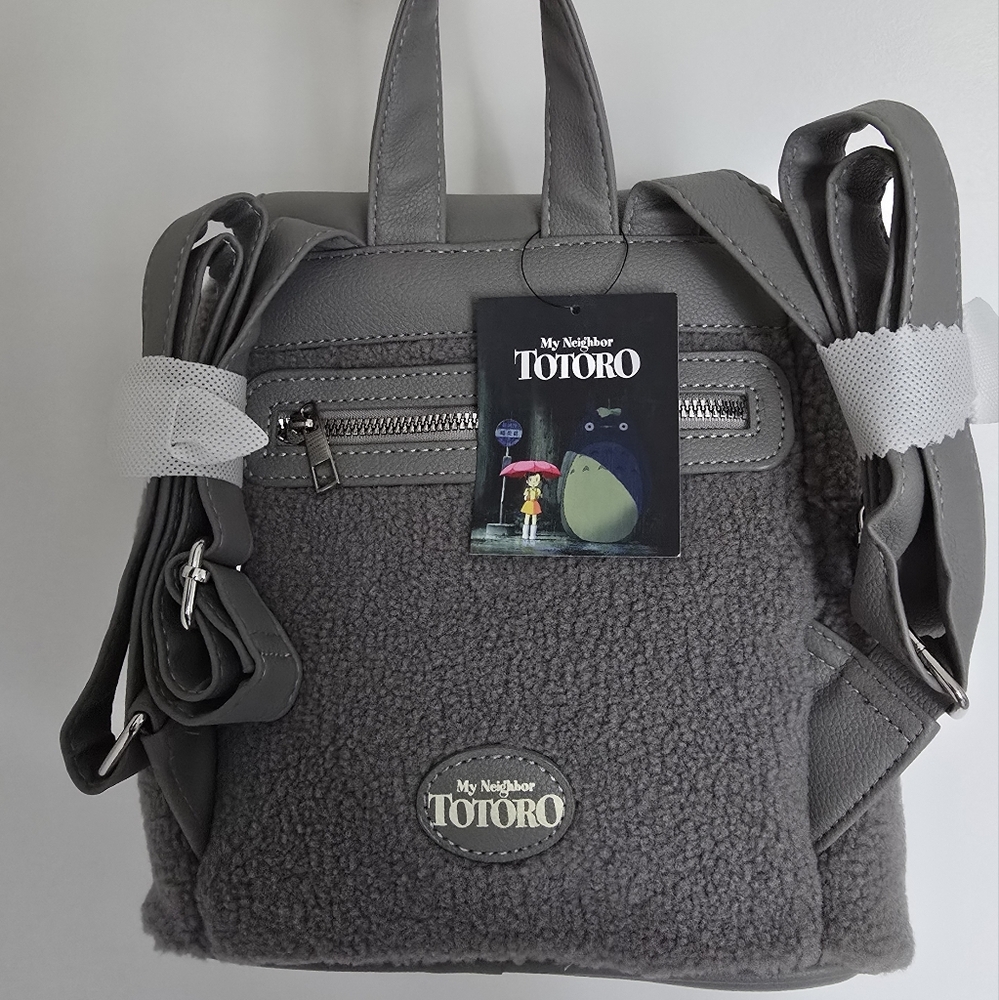 Studio Ghibli® My Neighbor Totoro Sherpa Slouch Mini Backpack - Picture 4 of 6